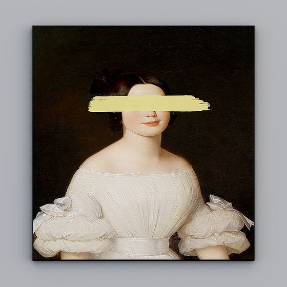 Classical Beauty 3D model with Low-Poly Style