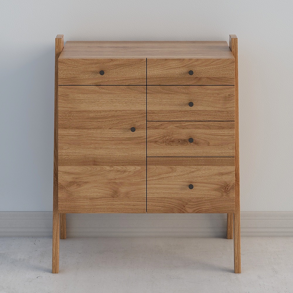 City Lane Storage Cabinet 3D model