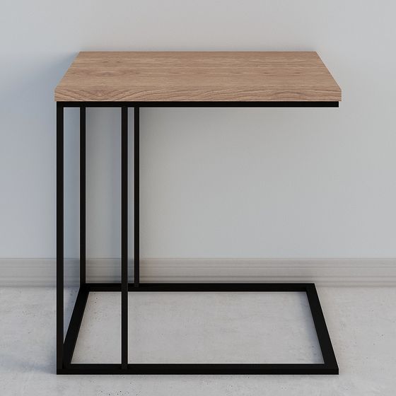Industrial Style Side Table 3D Model