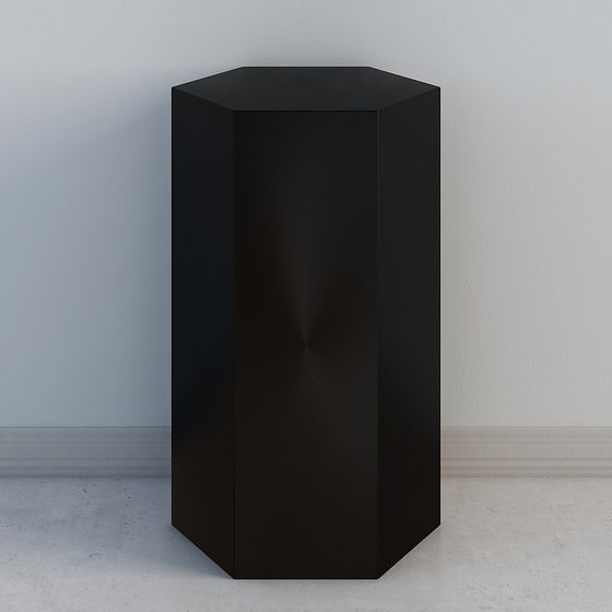 Unique Hexagonal Column 3D model for Modern Design