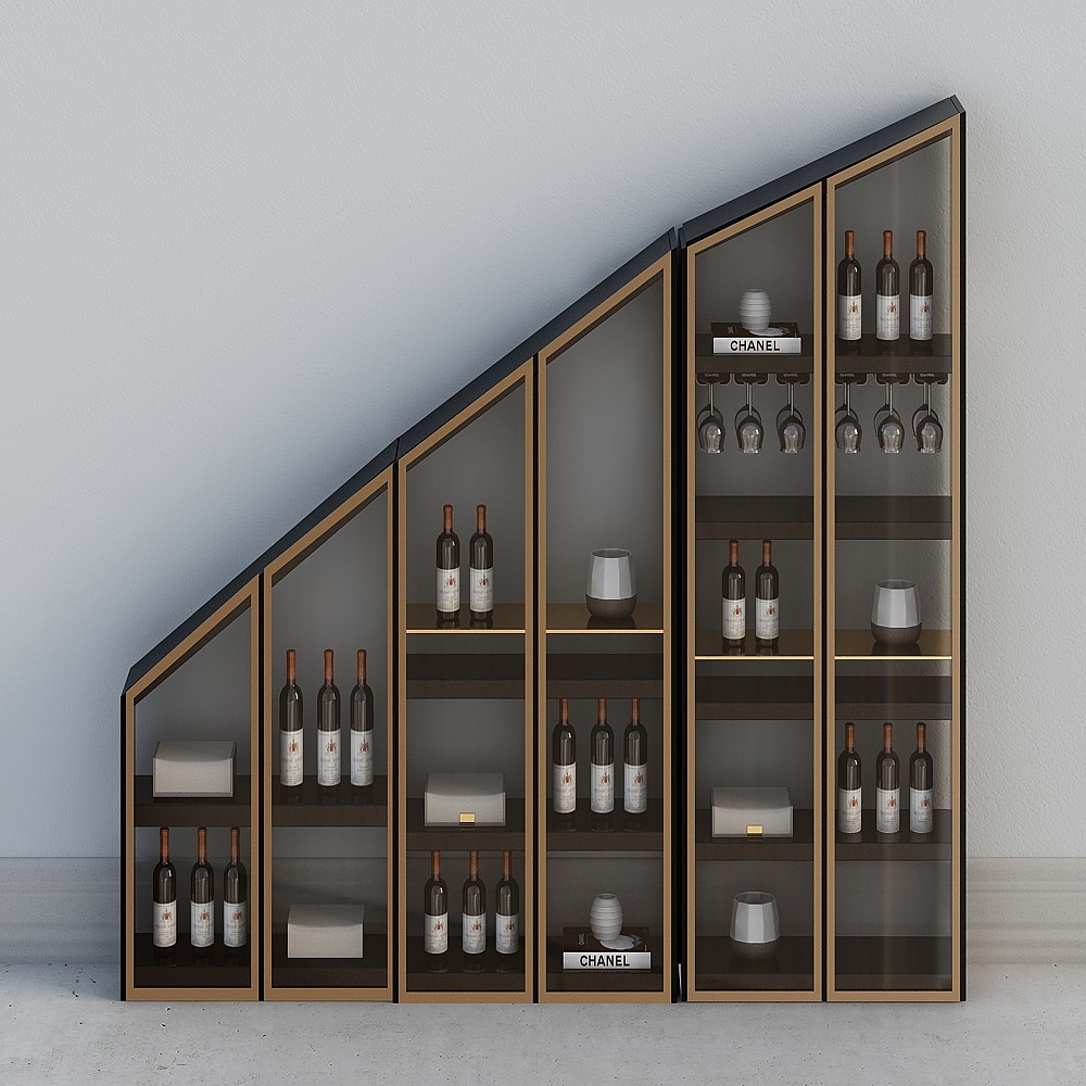 Integrated wine cabinet