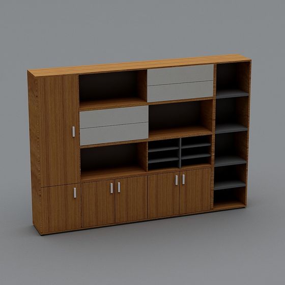 Urban Bookshelf 3D model