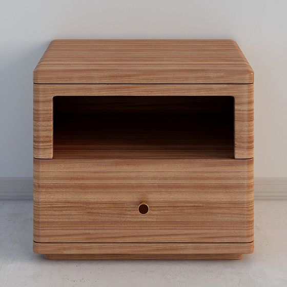 Urban Elegance Bedside Table 3D model