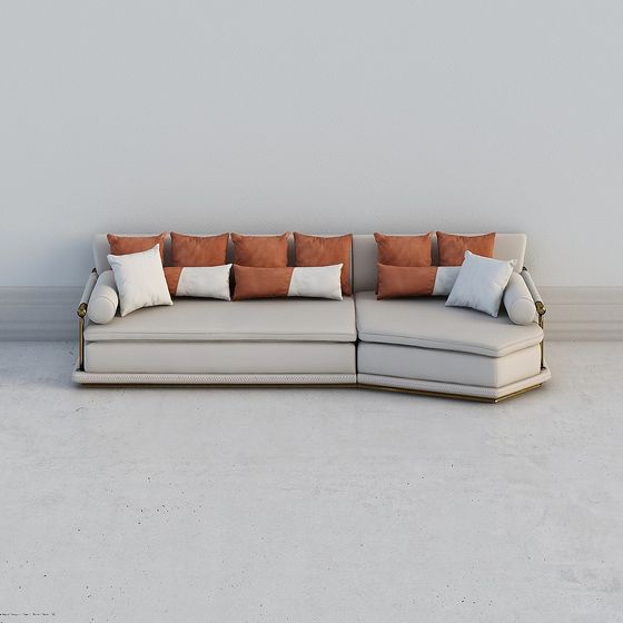 Luxurious Modern 3D Sofa Model