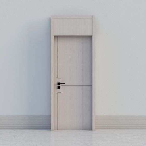 Minimalist 3D Door Model for Interior Design