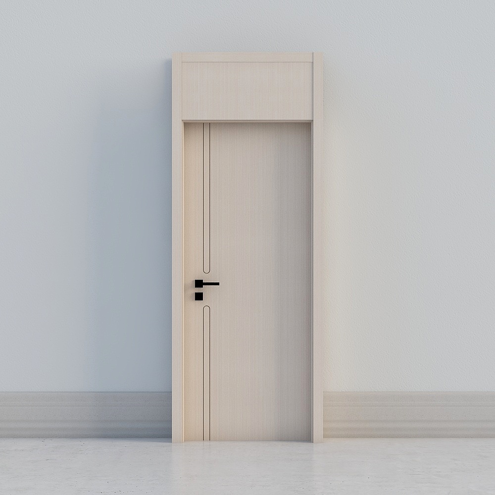 minimal beige door