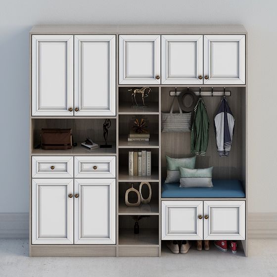 Modern Multi-functional Storage Cabinet 3D Model