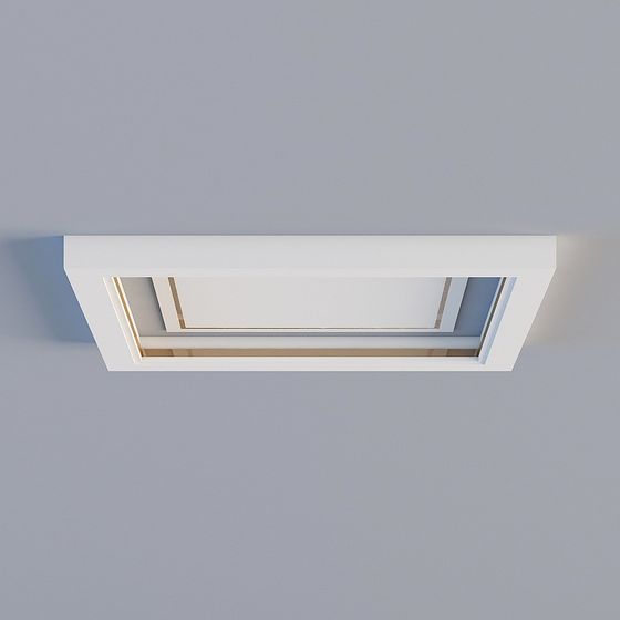 Chic Ceiling Frame 3D model for Contemporary Spaces
