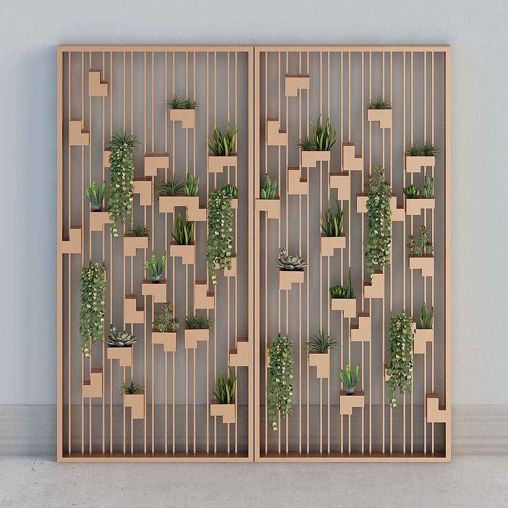 Green plant Divider Partition Screen