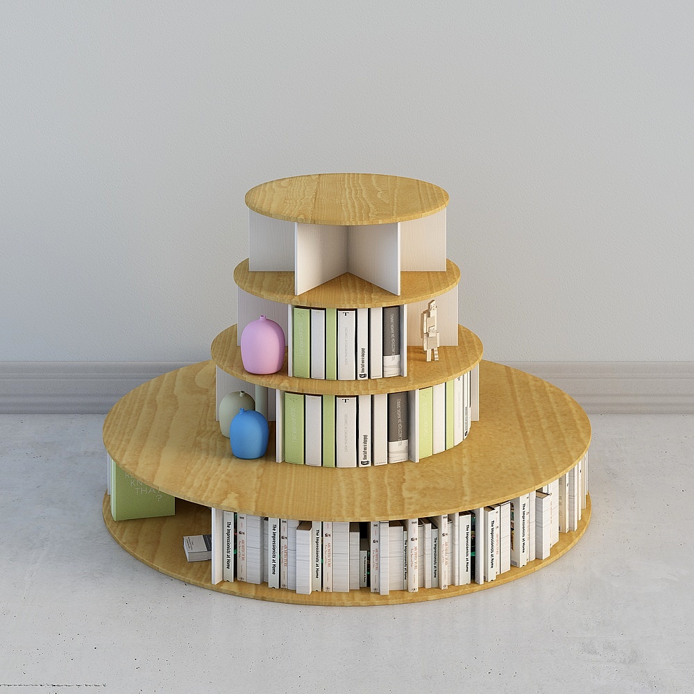 円筒本棚 6 ソリッド