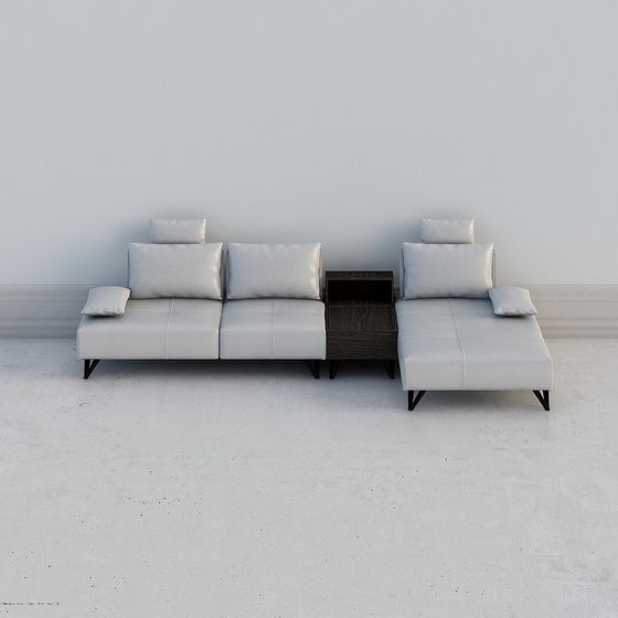 Urban Comfort 3D model Sofa for Modern Interiors