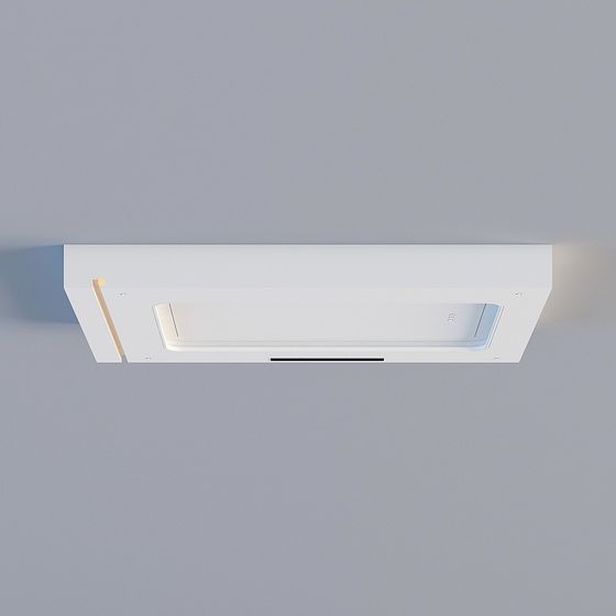 Stylish Ceiling-Mounted Air Conditioning Unit 3D model for Modern Interiors