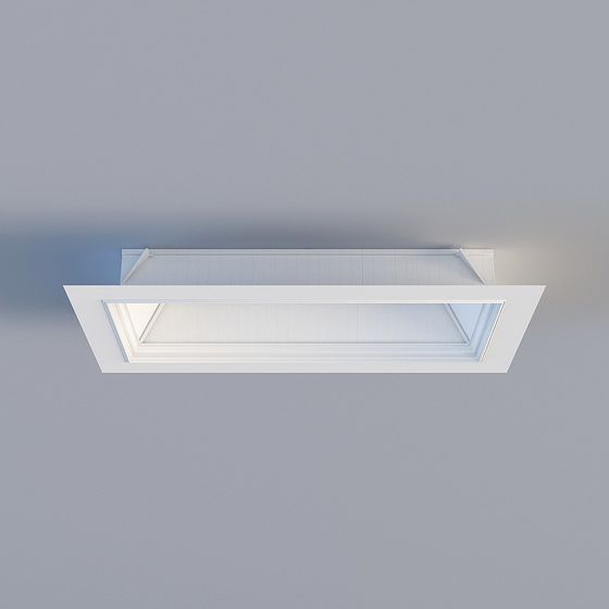 Stylish Ceiling Skylight 3D model