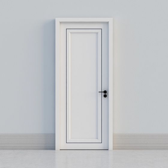 Elegant Minimalist Door 3D model