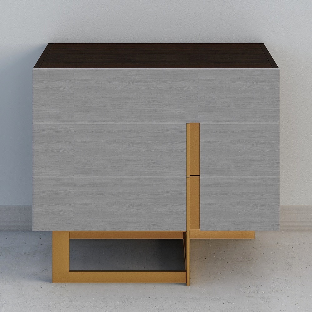 LH3315 Three Bucket Cabinet