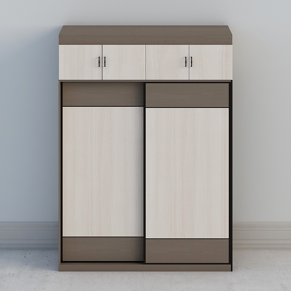 Southwest bedroom sliding door wardrobe