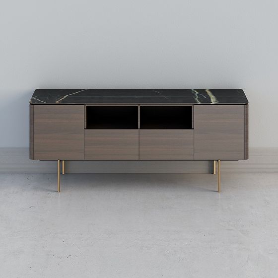 Urban Minimalist TV Cabinet 3D model