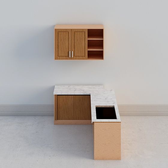 Urban Corner Workstation 3D model