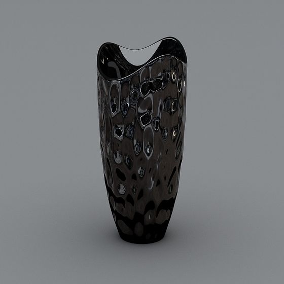 Black Obsidian Vase 3D model