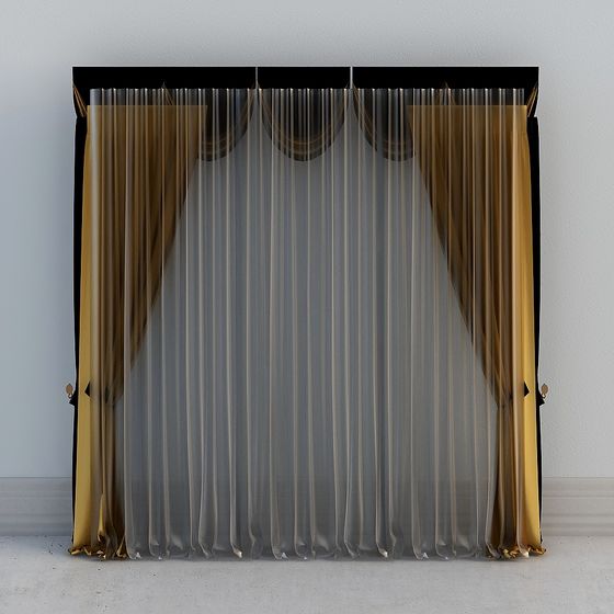 Grand Theater Curtain 3D model