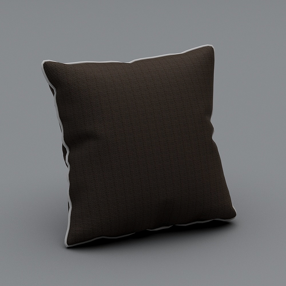 Halte das Kissen Schwarz