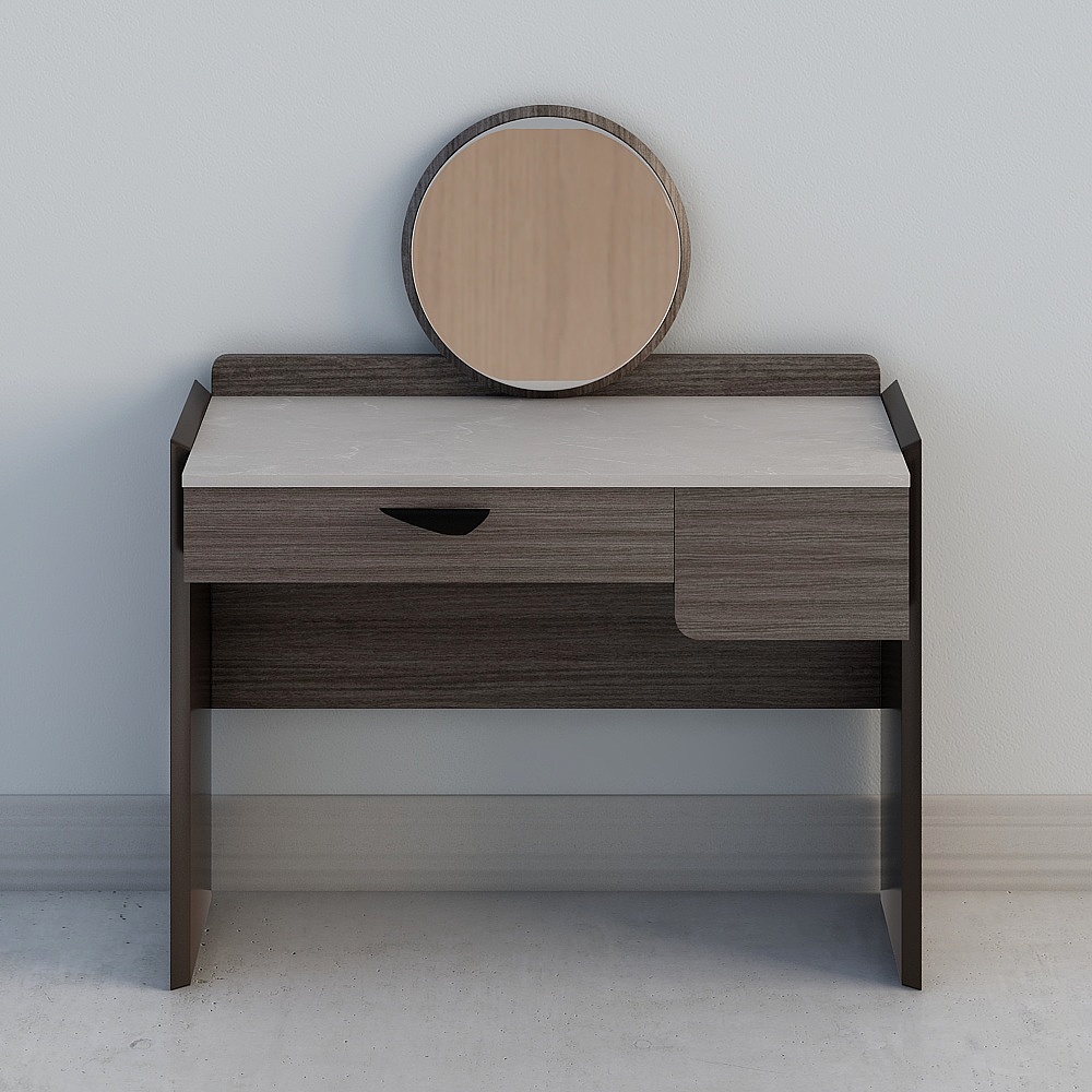 Elegant Minimalist Vanity Table 3D model