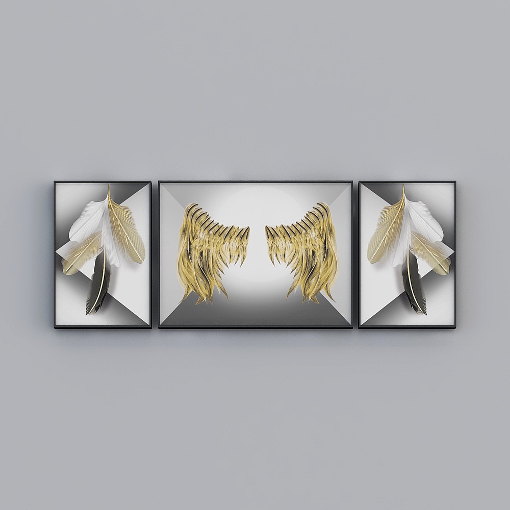 Feather Wings 3D Model