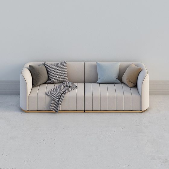 Modern Minimalist Sofa 3D model