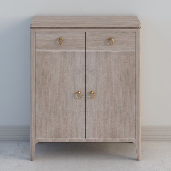 Charming Storage Cabinet 3D model - Secrets of Urban Corners