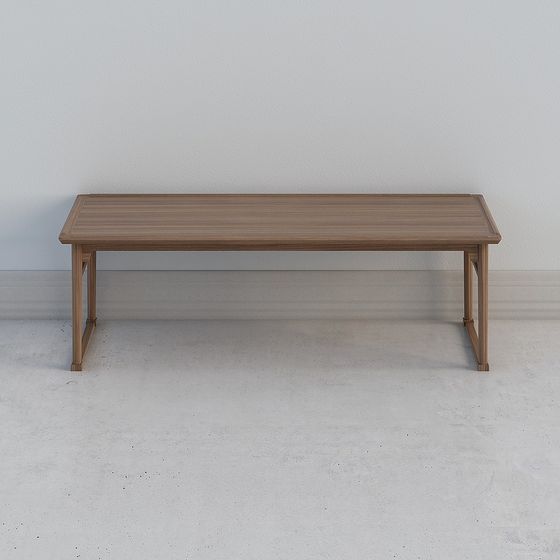 Urban Bench 3D model for Modern Design