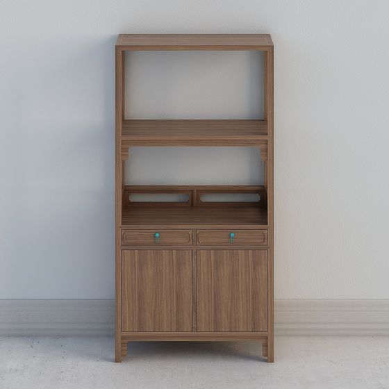 Urban Elegance Bookshelf 3D model