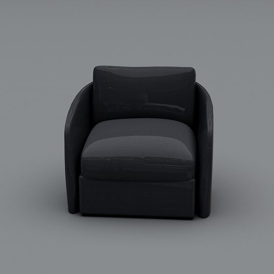 Urban Retreat Black Sofa Chair 3D model