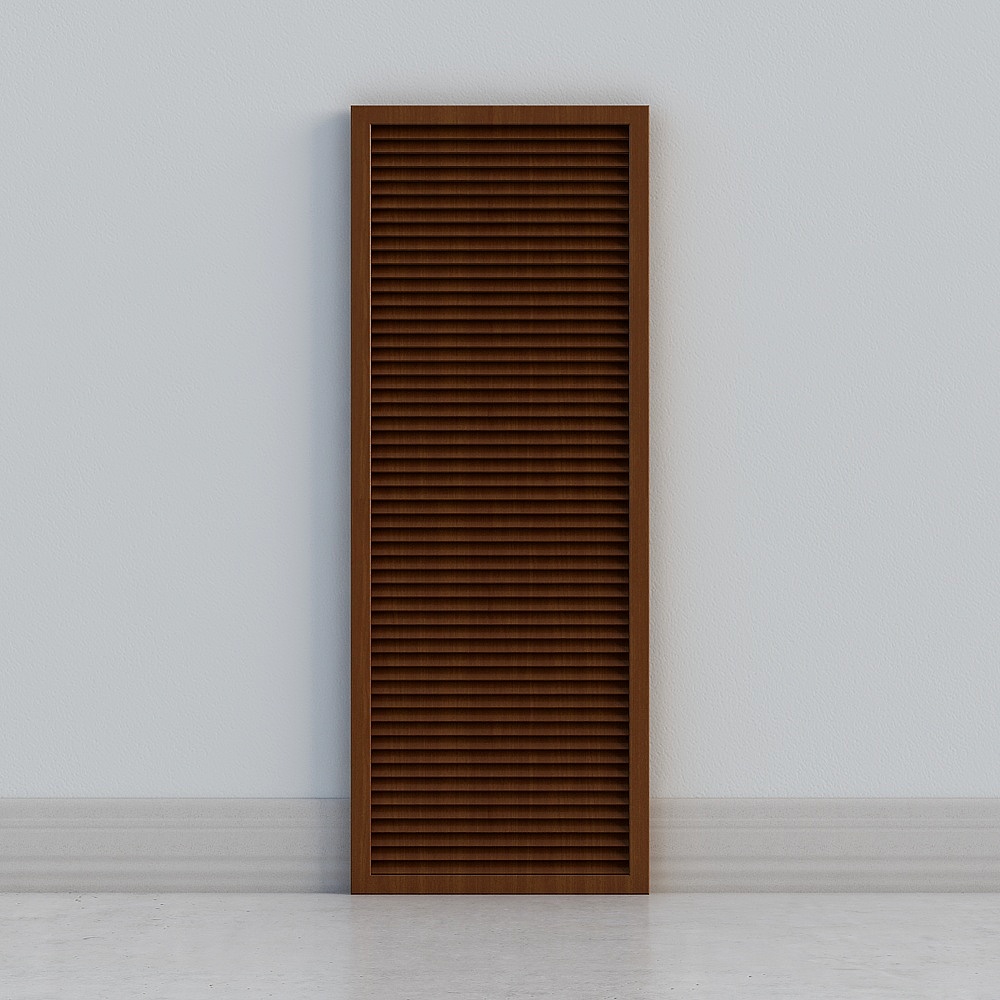 minimal brown door