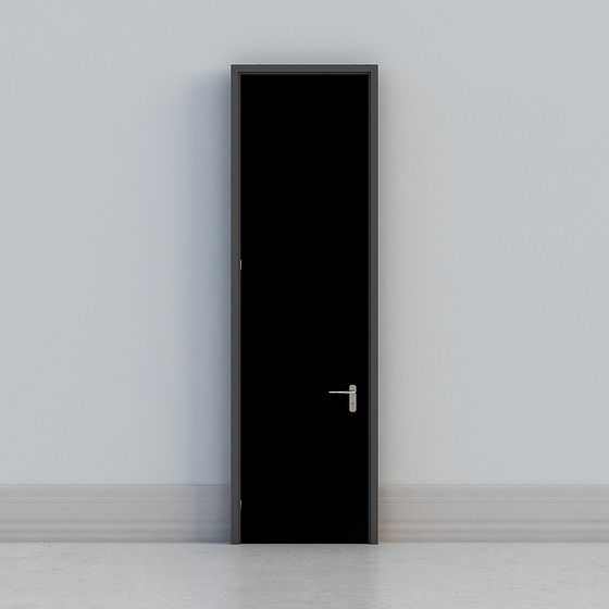 Invisible Door 3D model for Artistic Spaces