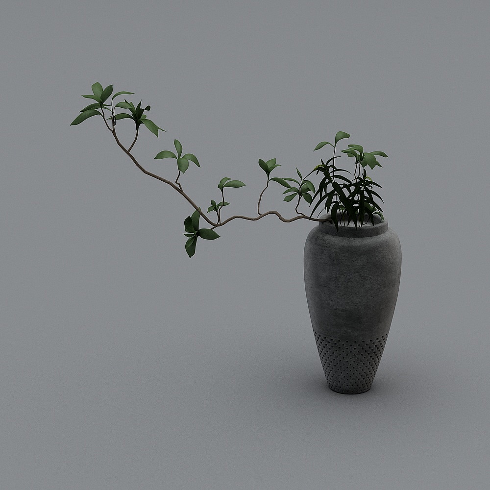 Decorative potted plants ceramic vase