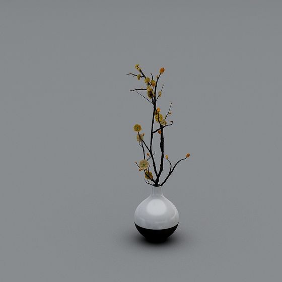 Spring Vase 3D model