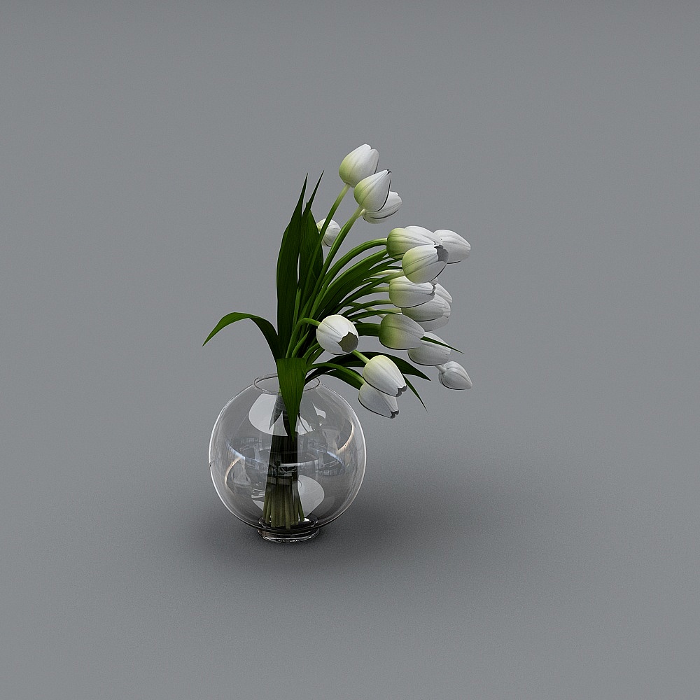 Wind chimes 191113 glass vase