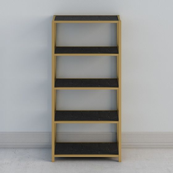 Contemporary Minimalist Bookshelf 3D model