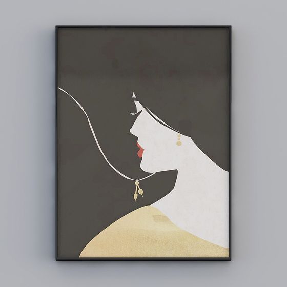 Elegant Silhouette 3D model