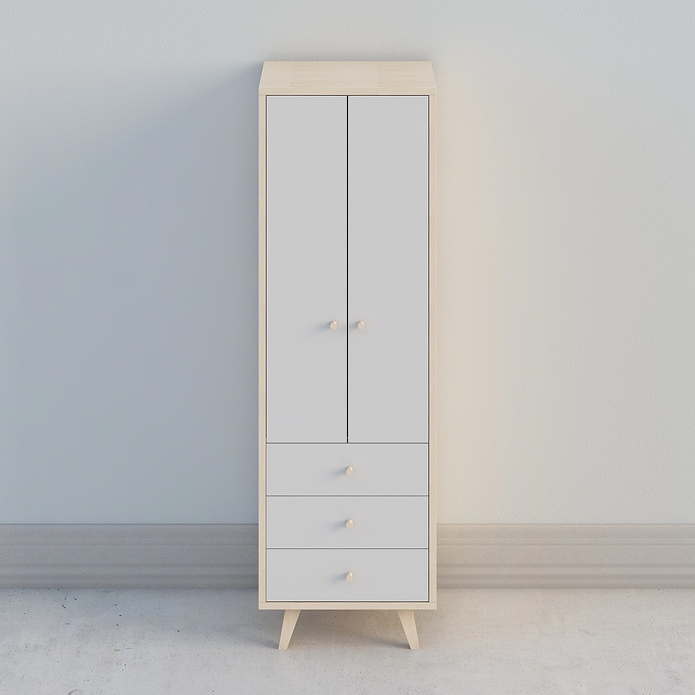 Huasongju - color paint-free series - 8818-2 wardrobe