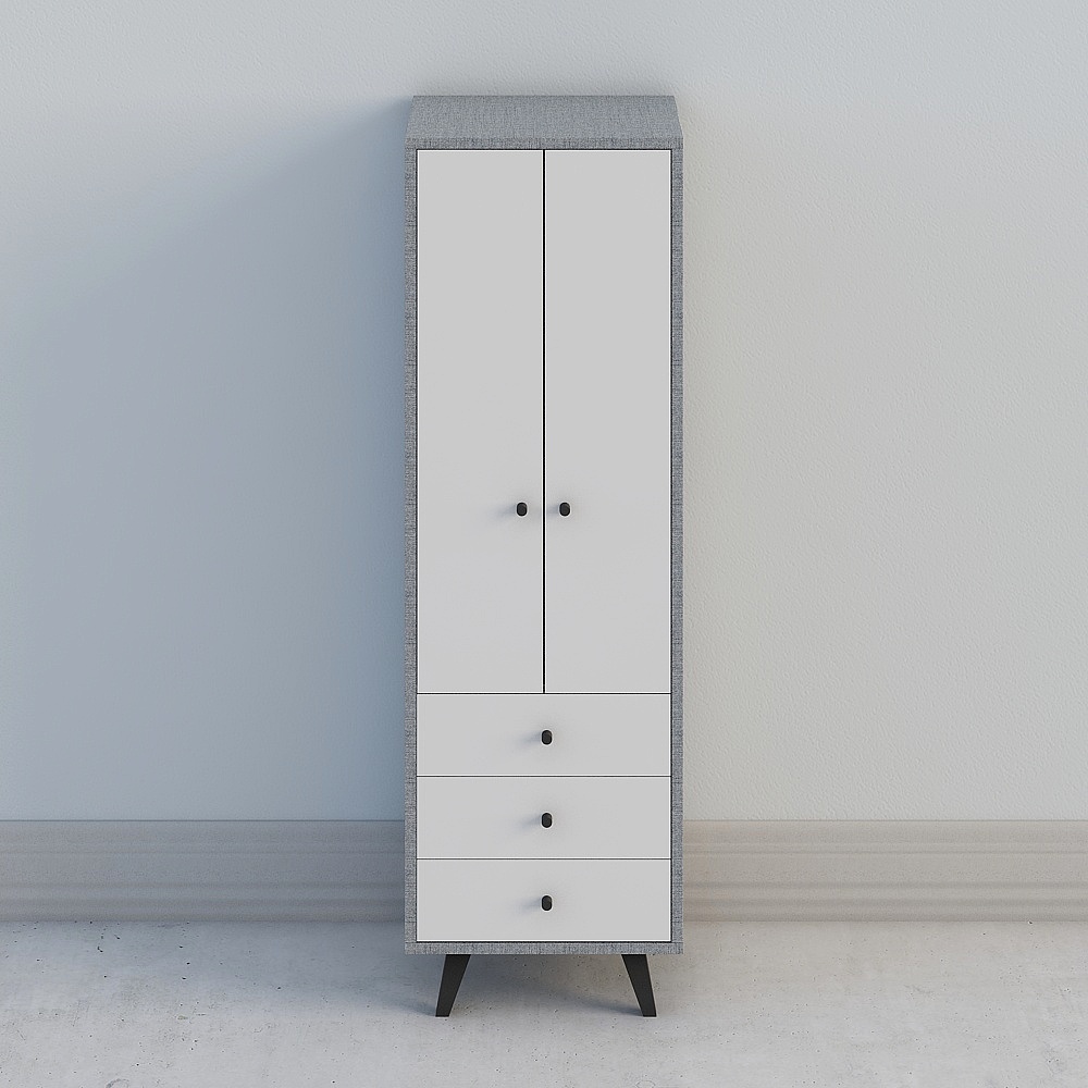 Huasongju - color paint-free series - 8833-2 wardrobe