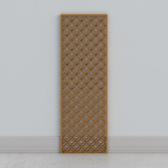 Lattice Panel 3D model for Modern Aesthetics
