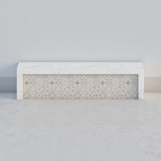 Stylish Marble Niche 3D Model for Modern Interiors