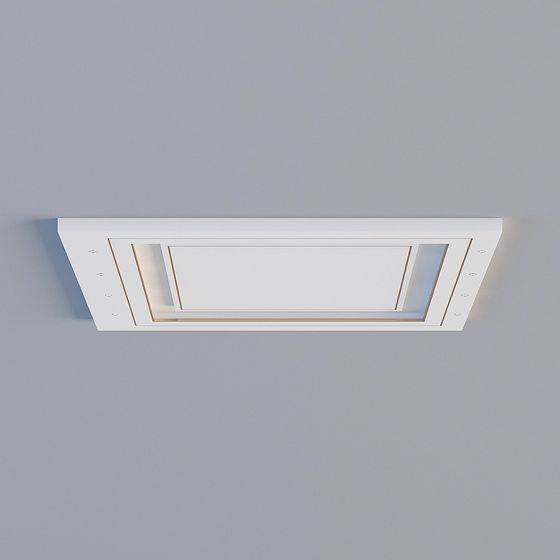 Modern Minimalist Recessed Ceiling Light 3D model