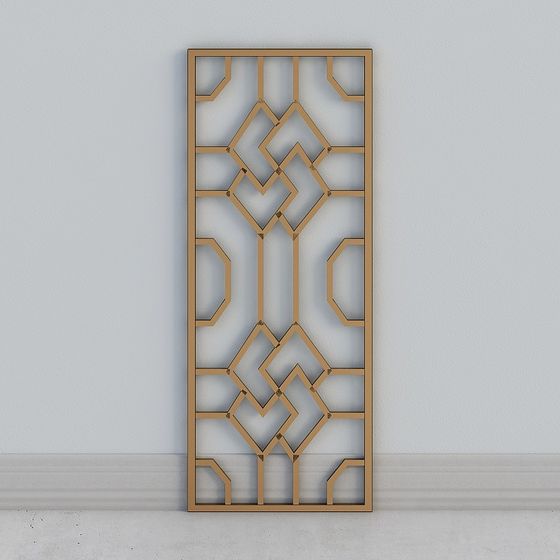 Geometric Lattice Panel 3D model