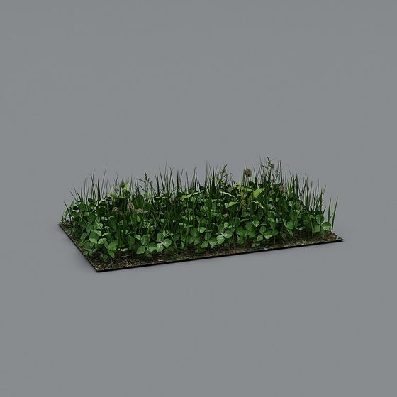 Lush Grass Landscape 3D model for Creative Projects