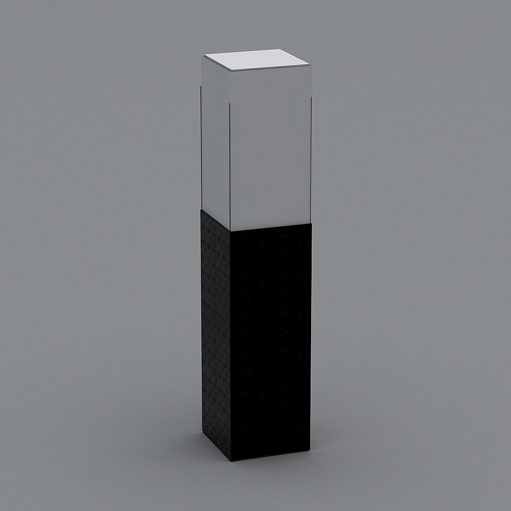 Urban Tower Low-Poly 3D Model