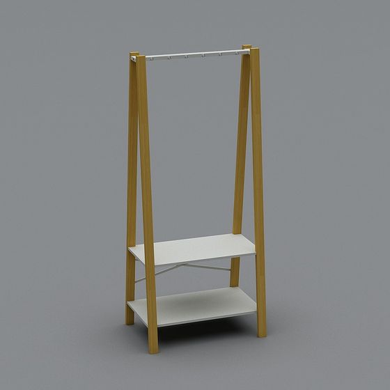 Modern Minimalist Clothes Hanger 3D model