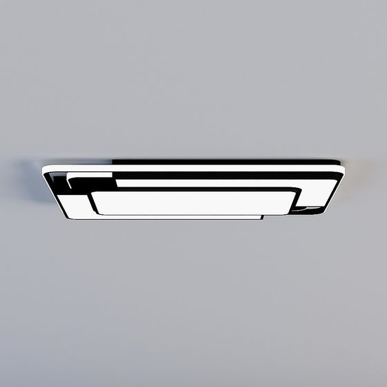 Stylish LED Ceiling Light 3D Model for Modern Spaces