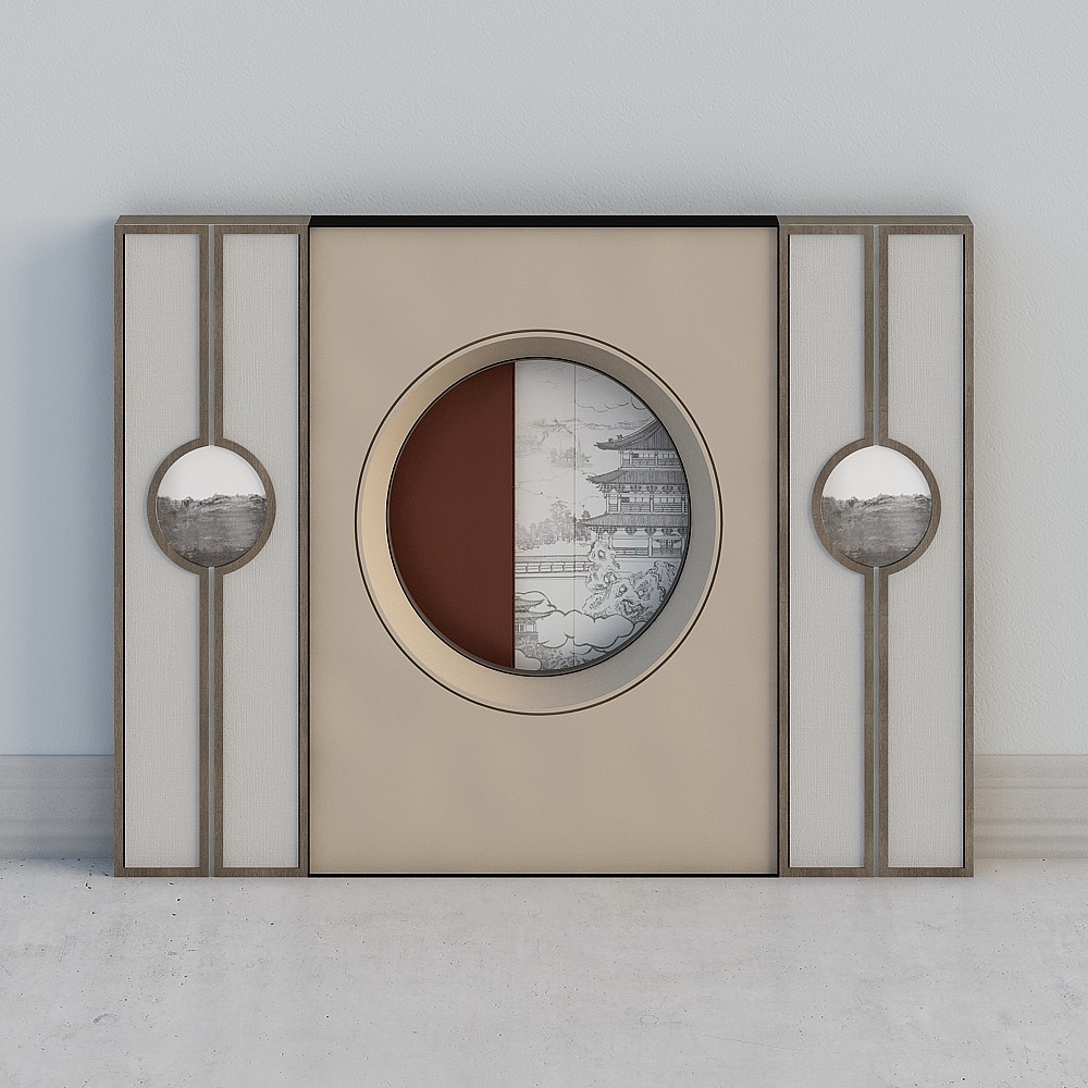 Restaurant background wall